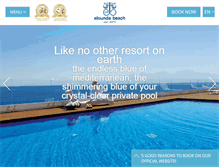 Tablet Screenshot of eloundabeach.gr